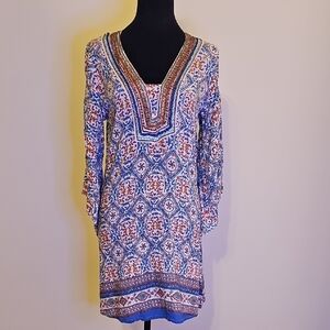 Bohemian Print Tunic Dress